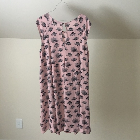 REBECCA MINKOFF Pink Print Sleeveless Swing Dress - Picture 8 of 8